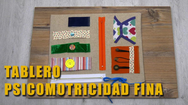 Tablero psicomotricidad fina
