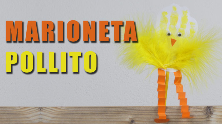 Marioneta pollito pascua