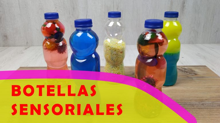 Botellas sensoriales y frasco de la calma