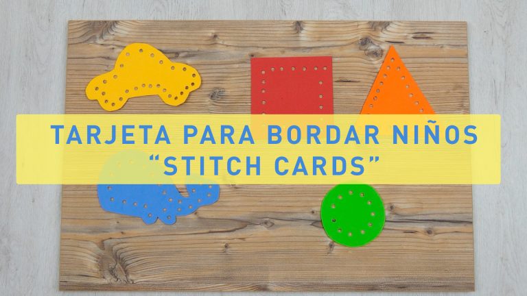 Tarjeta para bordar niños Stitch Cards