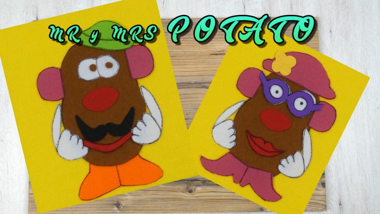 Creando Momentos Mágicos con Muñecos de Fieltro Inspirados en el Sr. Potato